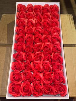 50pcs Artificial Soap Roses
