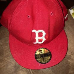 Red Fitted Cap