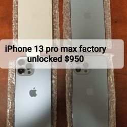 iPhone 13 Pro Max Factory unlocked 