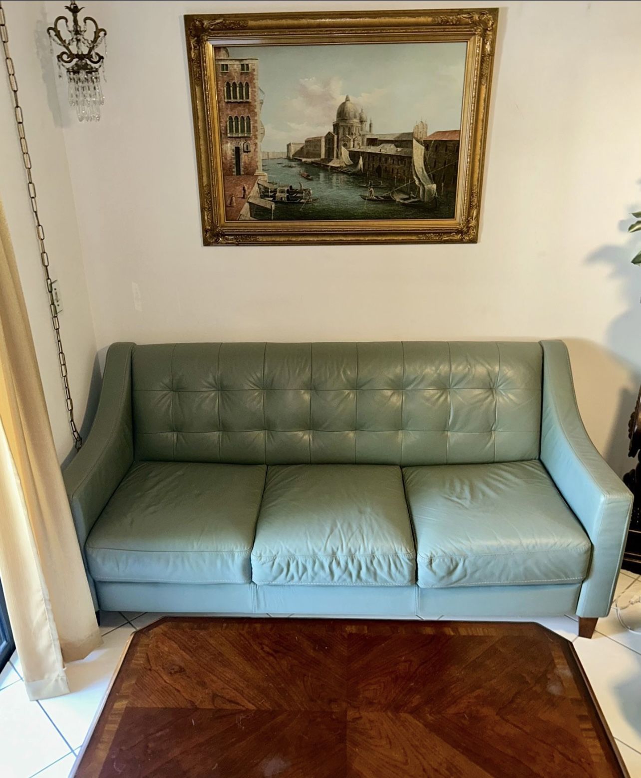 Genuine Leather Sofa & Loveseat