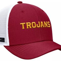 Nike Adult USC Trojans Team Crimson Rise Gameday Trucker Adjustable Hat