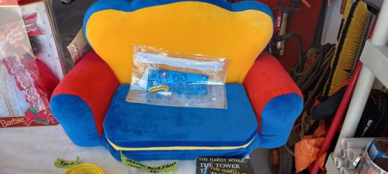 The original build a bear fold out couch with tag