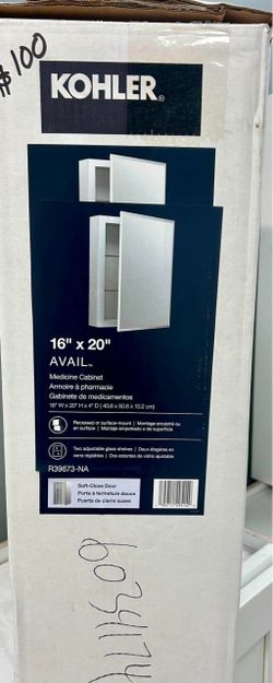 Kohler Medicine Cabinet 16in x 20in
