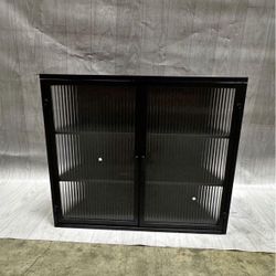 New Assembled- Wall Mount Folding Storage Cabinet