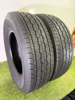 V406  255 70 17 112S  General  Grabber  HTS   2 Used Tires  90% Life 