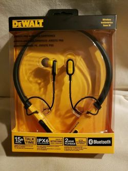 Dewalt discount neckband headphones