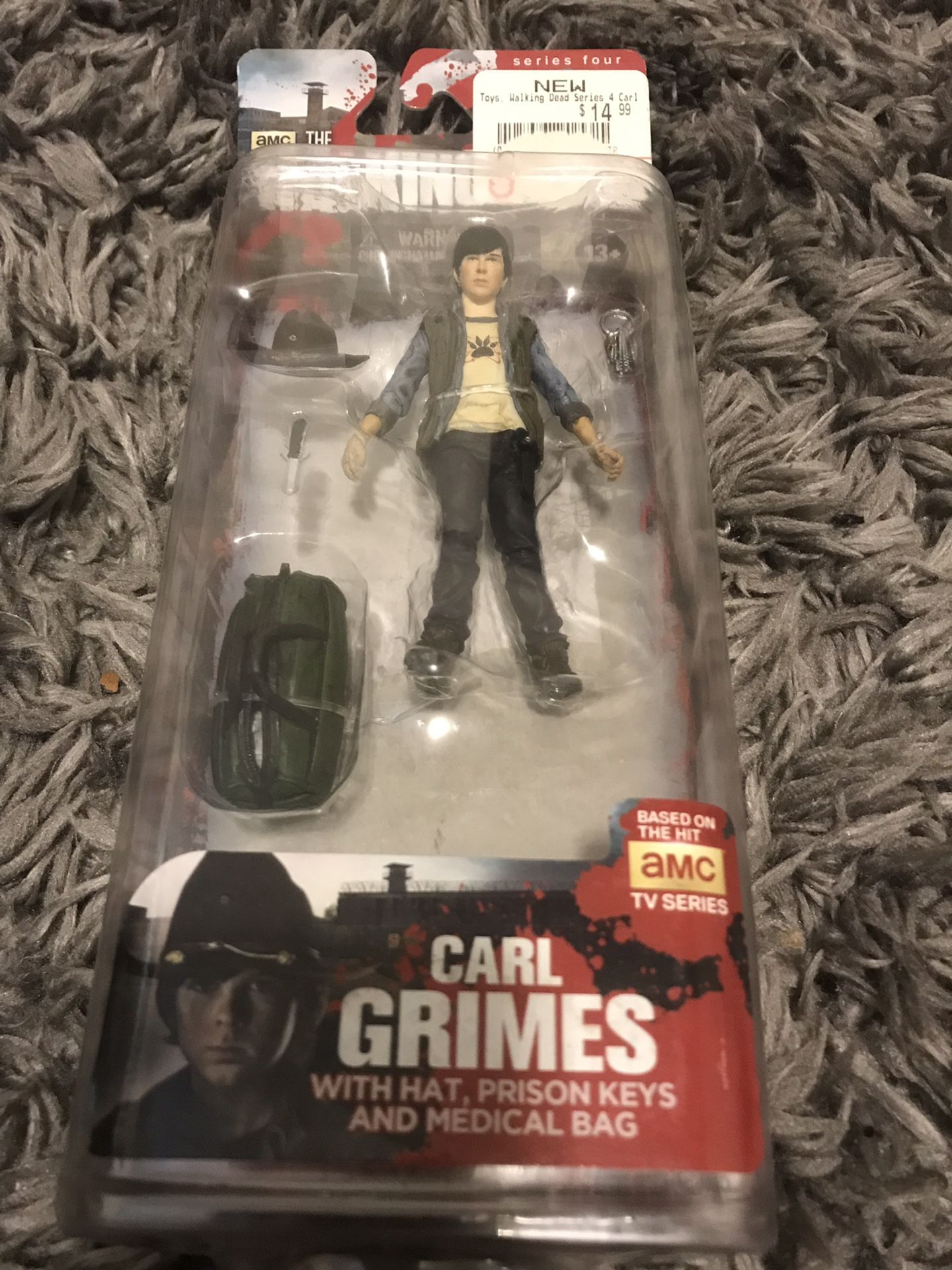 The walking dead Carl action figure OFFICIAL