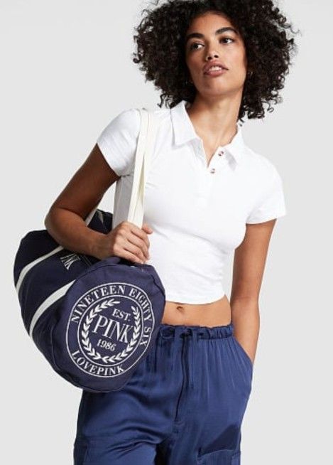 Canvas DUFFLE BAG Pink