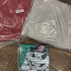Supreme FW 25’ Week 7 Satin Appliqué Hoodie, Satin Appliqué Sweatpant, Snowman Tee, Twill Appliqué Polo