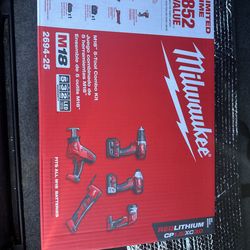 Milwaukee 2691-25MT 18V Lithium-lon Cordless Combo Kit