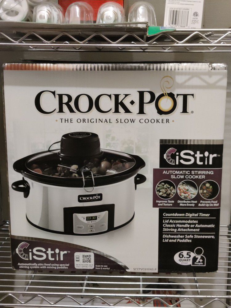 Crock-Pot 6 QT iStir Automatic Stirring Slow Cooker - Shop Cookers