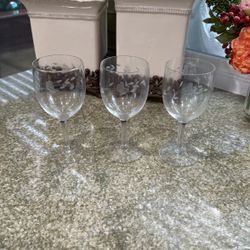 Princess House Stemware Water Glass