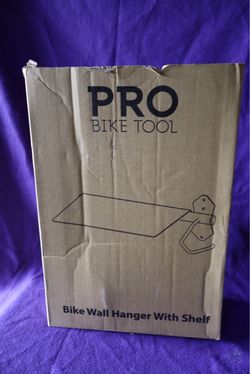 Pro Bike Tool Bike Wall Hanger With Shelf