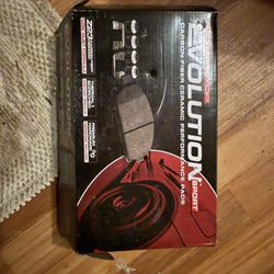 Power Stop Z23-1298 Front Z23 Evolution Sport Carbon Fiber Infused Ceramic Brake Pads with Hardware