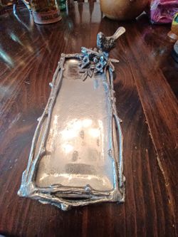 3-D Star Home Bird & Branches Tray