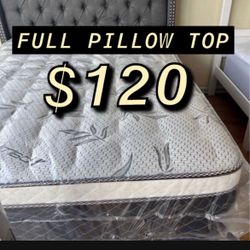 Brand New Full Pillow Top Mattress 