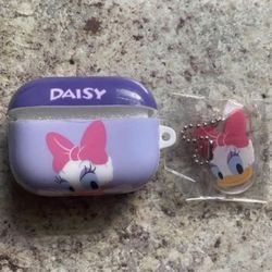 Cute Daisy Duck Airpods Pros Protective Case