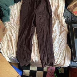 Faded Glory Women’s Plus Stretch size 16W brown corduroy pants 
