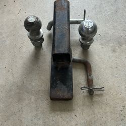 Hitch insert + 2 Balls (1 7/8" & 2")