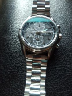 Seiko. Men's Solar Chronograph Coutura Stainless Steel Bracelet Watc