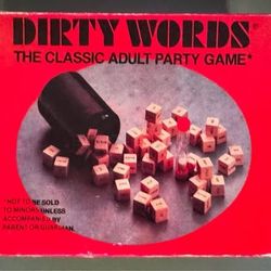 Dirty Word Dice Word Game Adult Party just $5 