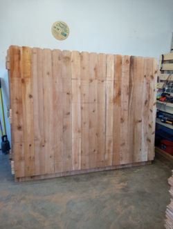 New Fence Panels 6'tall X 8' Wide