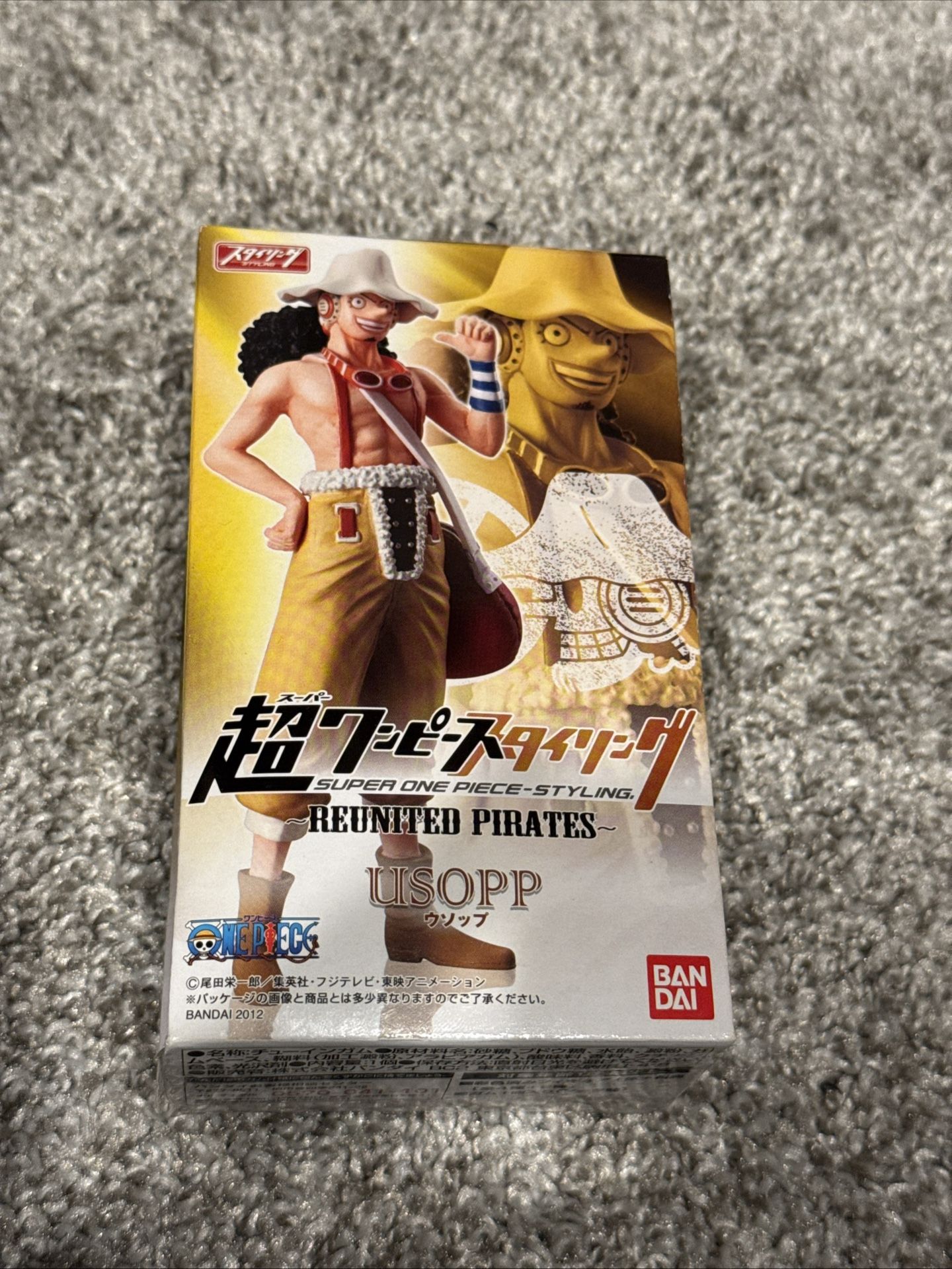 Super One Piece Styling Reunited Pirates Usopp Plastic Figure Bandai Anime