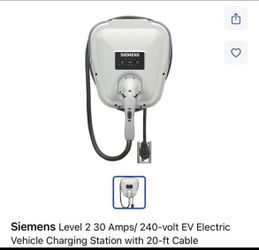 Siemens Level 2 30 Amps/ 240-volt EV Electric Vehicle Charging