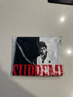 Supreme Scarface Split T Shit  Grey Sz L