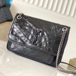 Black silver chain new version small size