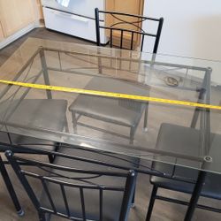Glass Kitchen Table