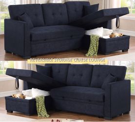 New! Reversible Sectional Sofa Bed, Sofabed, Sectional, Sectionals, Couch, Sofa, Sectional Sofs With Storage Chaise, Sectional Couch, Sleeper Sofa. Pl