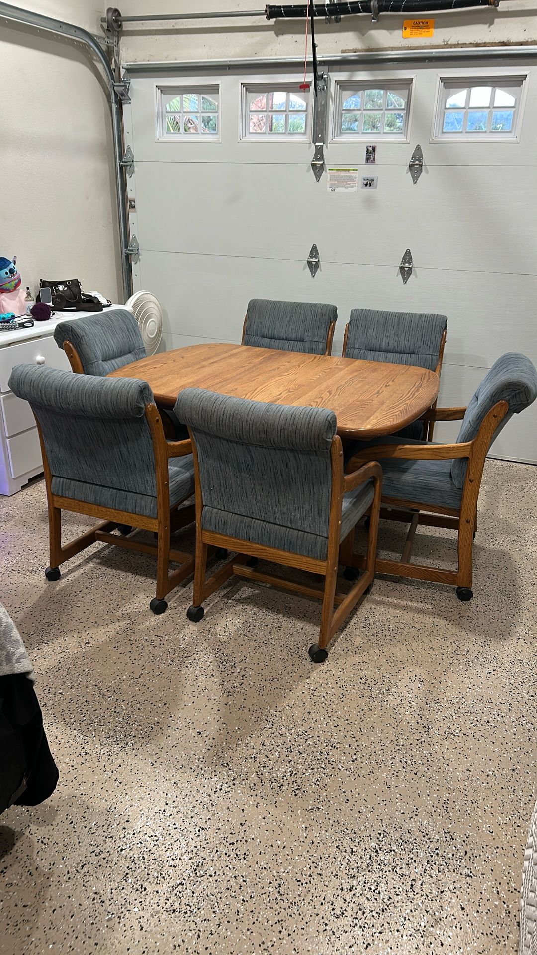 Solid Oak Kitchen Table 