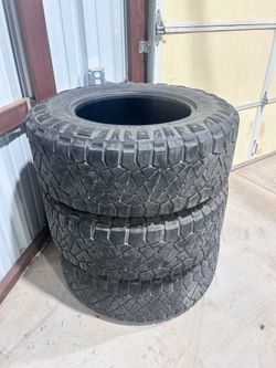 Three Tires- 37x12.50R20 Nitto Ridge Grapplers