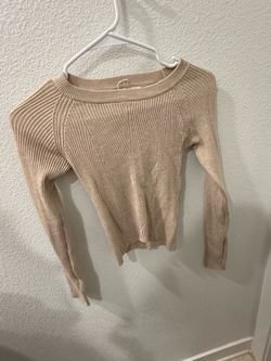 XS tan long sleeve