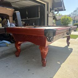 Pool Table ( Free Delivery & Set Up & New Color Felt Of Your Choice )