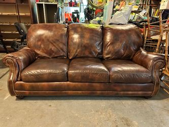 Genuine Leather Couch