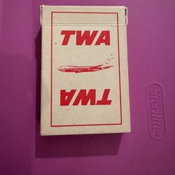 Vintage TWA playing cards