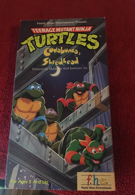 Tmnt cowabunga shredhead VHS