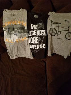 Lot of 3 big boy Converse tees