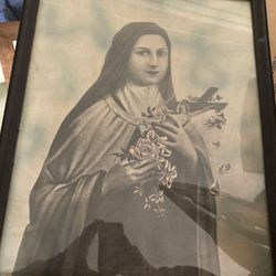 Antique St Teresa Print Picture
