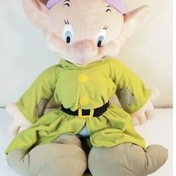 Vintage! Disney Dopey giant plush - rare