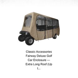 Golf Cart Cover - 6 Passenger Cart