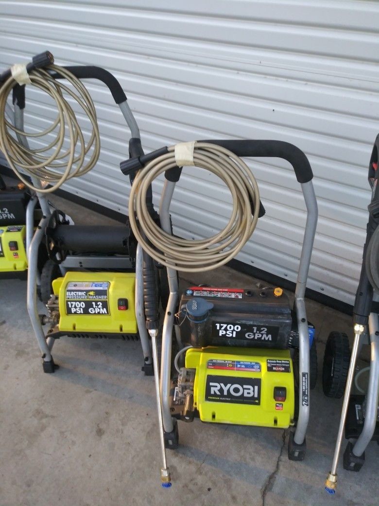 RYOBI CORDED PRESSURE WASHER 2000 PSI 