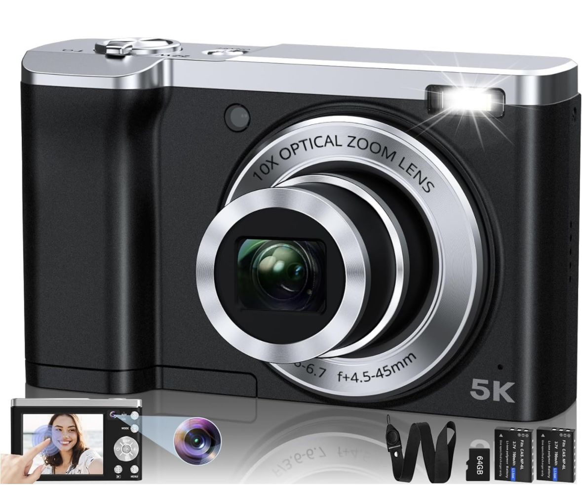 5K Digital Camera 2024 Newest 56MP Cameras