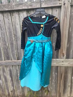 Disney Frozen Anna Girls Costume Dress