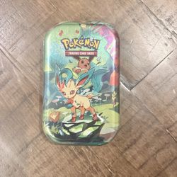 Prismatic Evolutions Mini Tin Leafeon