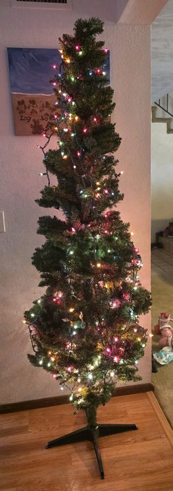 7ft. Pre-Lit Brinkley Pine Artificial Christmas Tree