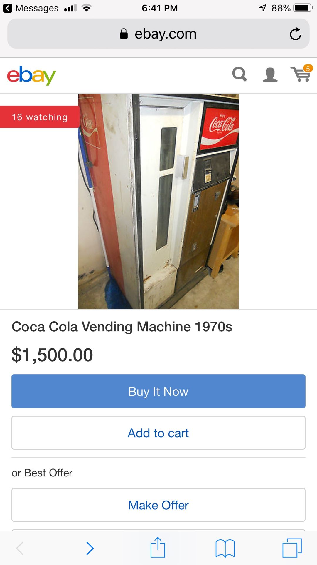 Coke vending machine 1970s for Sale in Murfreesboro, TN OfferUp