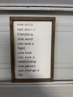 Farmhouse Wall Art - Inspirational Wooden Sign